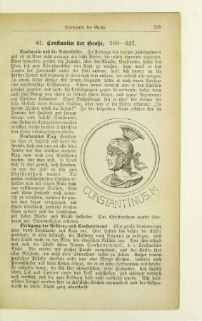 81. Constantin der Große. 306-337