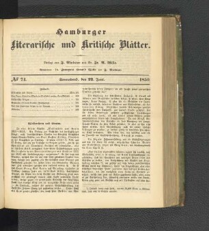 No. 74. 22. Juni 1850