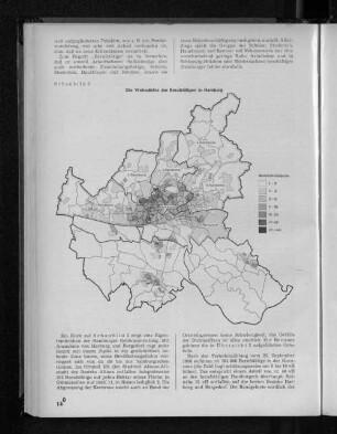 Schaubild 2: Die Wohndichte der Berufstätigen in Hamburg