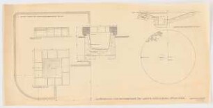 Garten Mengelberg, Düsseldorf: Lageplan Schöpfbecken und Wasserbecken 1:20, 1:10, 1:1