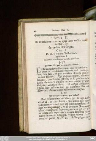 Cap. I. De libris veteris Testamenti.