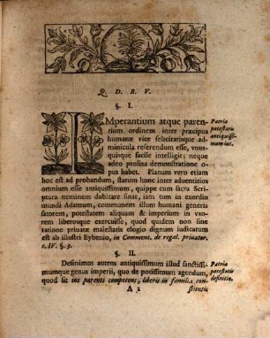 Diss. iuris Germanici de unione prolium patriae potestatis caussa