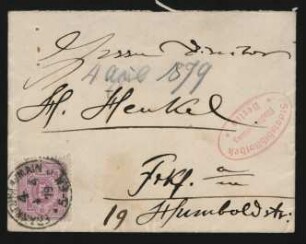 Brief an Heinrich Henkel : 04.04.1879