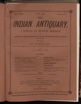 Part CXLIII... April, 1883.