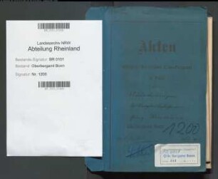 Heumann; Georg, Bergassessor; Prüfungs- u. Personalakten Band 1 (Ausarbeitungen)