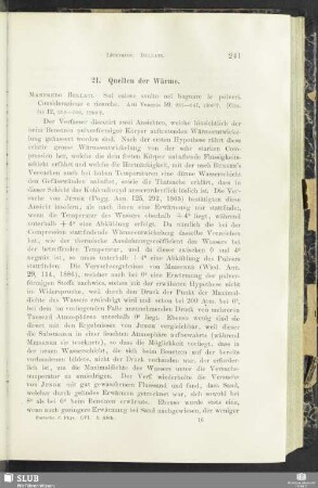 21. Quellen der Wärme