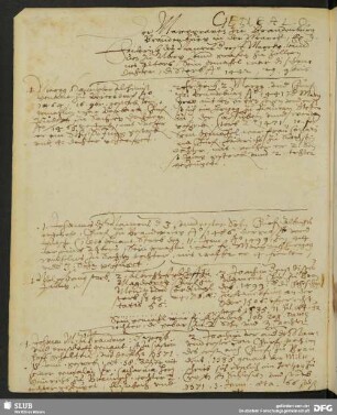 [Genealogische und historische Aufzeichnungen zum ausgehenden 16. und beginnenden 17. Jh. in Europa]
