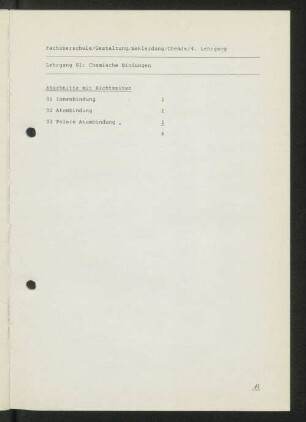 Lehrgang 01: Chemische Bindungen