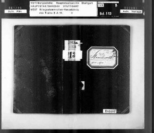Kriegsstammrolle des Immobilen Pferdelazaretts 1/XIII