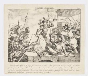 Jeanne d’Arc, Blatt 19 der Folge "Galerie Militaire"
