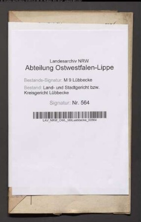 Erblasser: Hahne, Johann Friedrich: