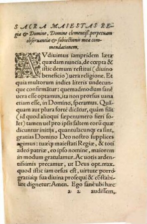 Epistolae tres lectu dignissimae, de recta ... ecclesiarum bene instituendarum ratione