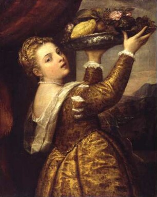 Mädchen mit Fruchtschale