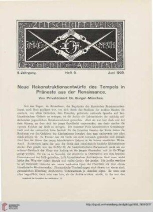 Heft 9 [Juni 1909]