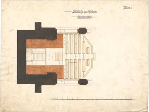 Dolmetsch, Heinrich; Geislingen / Steige; Ev. Stadtkirche, Restaurierung - Emporen (Grundriss)