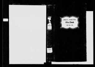 Gernsbach, Ortsteil Scheuern, evangelische Gemeinde: Heiratsbuch 1810-1870
