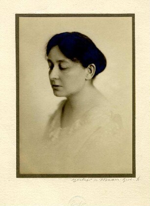 Bildnis von Melitta Gerhard (1891-1981)