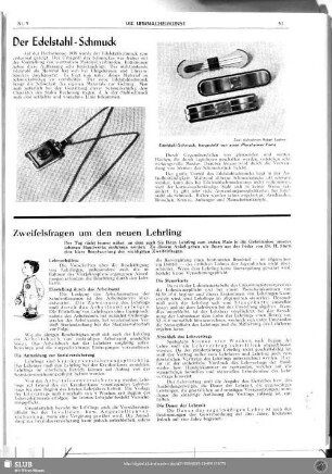 Der Edelstahl-Schmuck