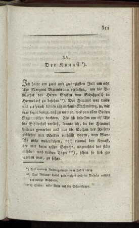 XV. Der Kynast