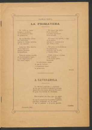 La primavera