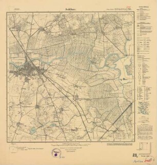 2148 (alte Nr.: 765) Anklam, Meßtischblatt (4cm - Karte)