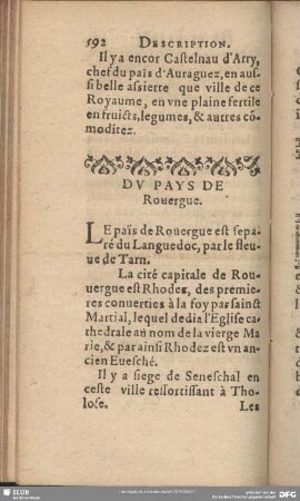 Du Pays De Rovergue