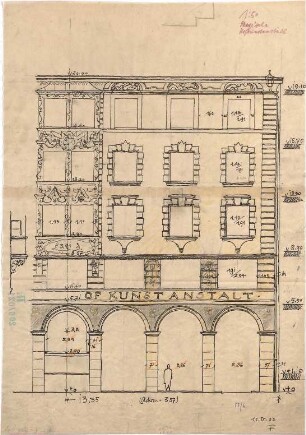 Fischer, Theodor; München; Mayr'sche Hofkunstanstalt - Ansicht, Detail