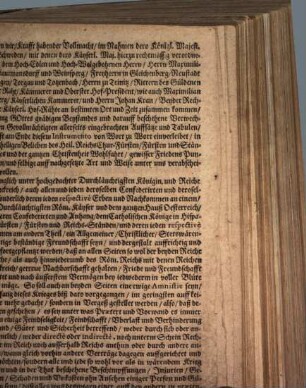 Instrumentum Pacis : Wie solches von denen Herren Schwedischen Bevollmächtigten entworffen, und denen Herren Kayserlichen Abgesandten zu Oßnabrück eingeantwortet worden