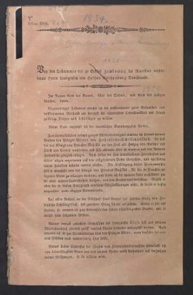 [Testament vom 5. November 1825.]