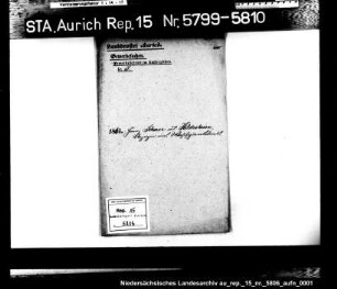Hausierkonzessionen und -gesuche: Franz Scherer aus Hildesheim, Schausteller