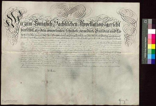 Einsetzung Georg Rudolph von Gersdorffs als Verwalter der Gersdorff-Weichaschen Stiftung und dem zur Stiftung gehörigen Burglehnhaus.
