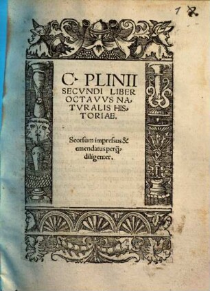 Liber octavus naturalis historiae
