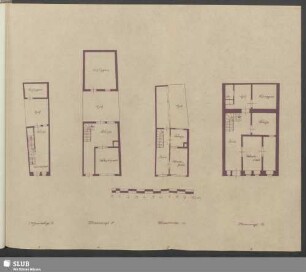 Abb. 3: Othmarspl. 6 - Abb. 4: Marienpl. 8 - Abb. 5: Marienstr. 10 - Abb. 6: Marienpl.16
