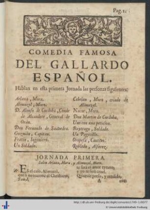 El Gallardo Espanol.