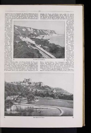 Die Küste bei Folkestone.
