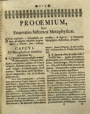 Donati A Transfiguratione Domini Scholarum Piarum Campidonæ Rectoris, alias Philosophiæ, & Ss. Canonum, nunc Ss. Theologiæ Professoris Introductio In universam Philosophiam, Veterem, Et Novam, Exegeticam, Et Dialecticam : Usui, & commodo studiosæ Iuventutis antehac edita, Tomus II.. Philosophiæ partem Metaphysicam, seu rectius Primam Philosophiam complectens