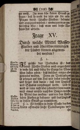 Frage XV.