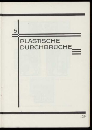 Plastische Durchbrüche