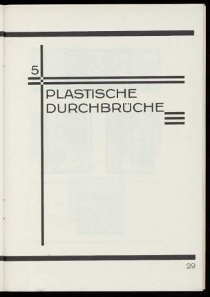 Plastische Durchbrüche