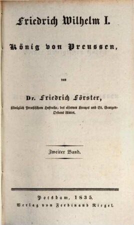 Friedrich Wilhelm I., König von Preussen, 2
