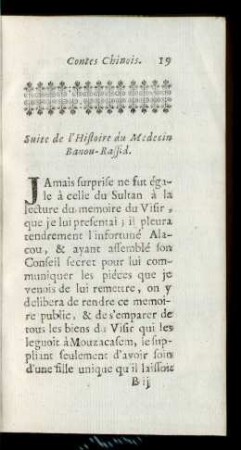 Suite de l`'Histoire du Medecin Banou-Rassid.