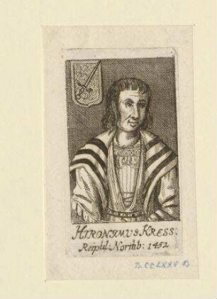 Hieronymus (I.) Kress, Nürnberger