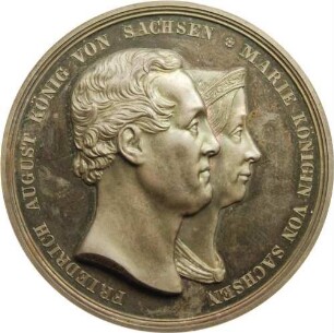 König Friedrich August II. - Überschwemmung in der Oberlausitz, Notstand