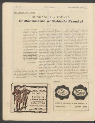 Honrando a España: El Monumento al Soldado Español