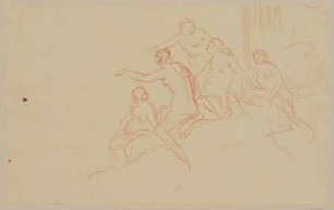 Diana und vier Nymphen (Studie)