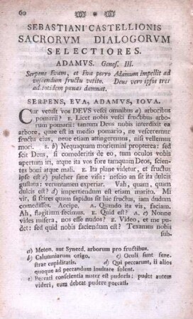 Sebastiani Castellionis Sacrorvm Dialogorvm Selectiores.