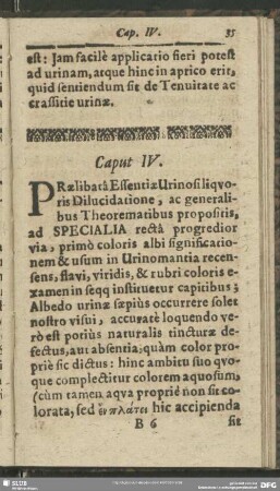 Caput IV. Praelibatâ Essentiae ...