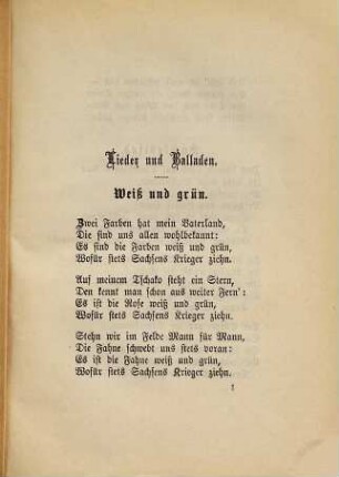 Volkslieder aus dem Erzgebirge : Gesammelt und herausgegeben Alfred Mueller