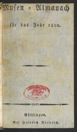 1802: Musen-Almanach