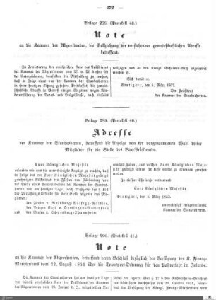 Beilagen zu Protokoll, 41. Sitzung